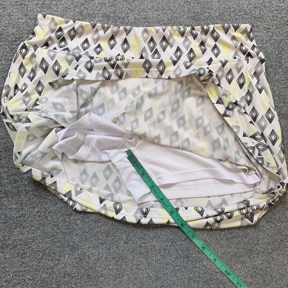 Emerald 18 Skort Womens S Small Multi Diamond Ikat Lined Shorts Pockets Golf - Picture 5 of 10